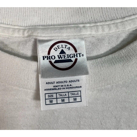 Vintage Smiley Sun “Ray of Sunshine” Lewd Comic Funny White Shirt M USA One Big - thriftgoblin