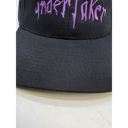 Vintage Undertaker Hat WWF Wrestling Rest In Peace Black KC Tag Snapback Cap - thriftgoblin