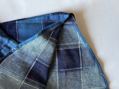 Vintage Western Young Bloods Shirt Medium Blue Button Up Pearl Snap Mens - thriftgoblin