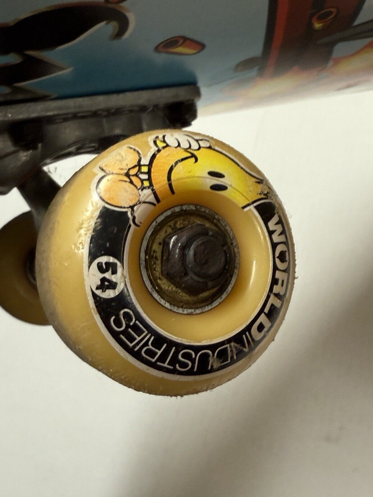 Vintage World Industries Skateboard Complete Full Flame Boy Plane Red Baron Deck - thriftgoblin