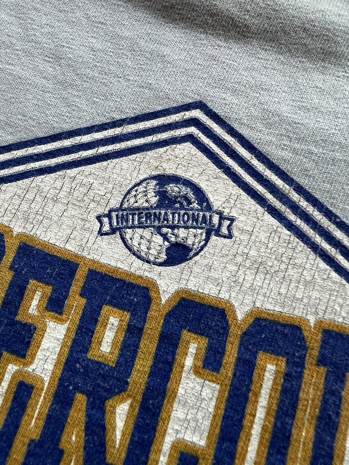 Vtg Hypercolor Generra Shirt Logo Blue Heat Makes It Happen Mens Color Changing - thriftgoblin
