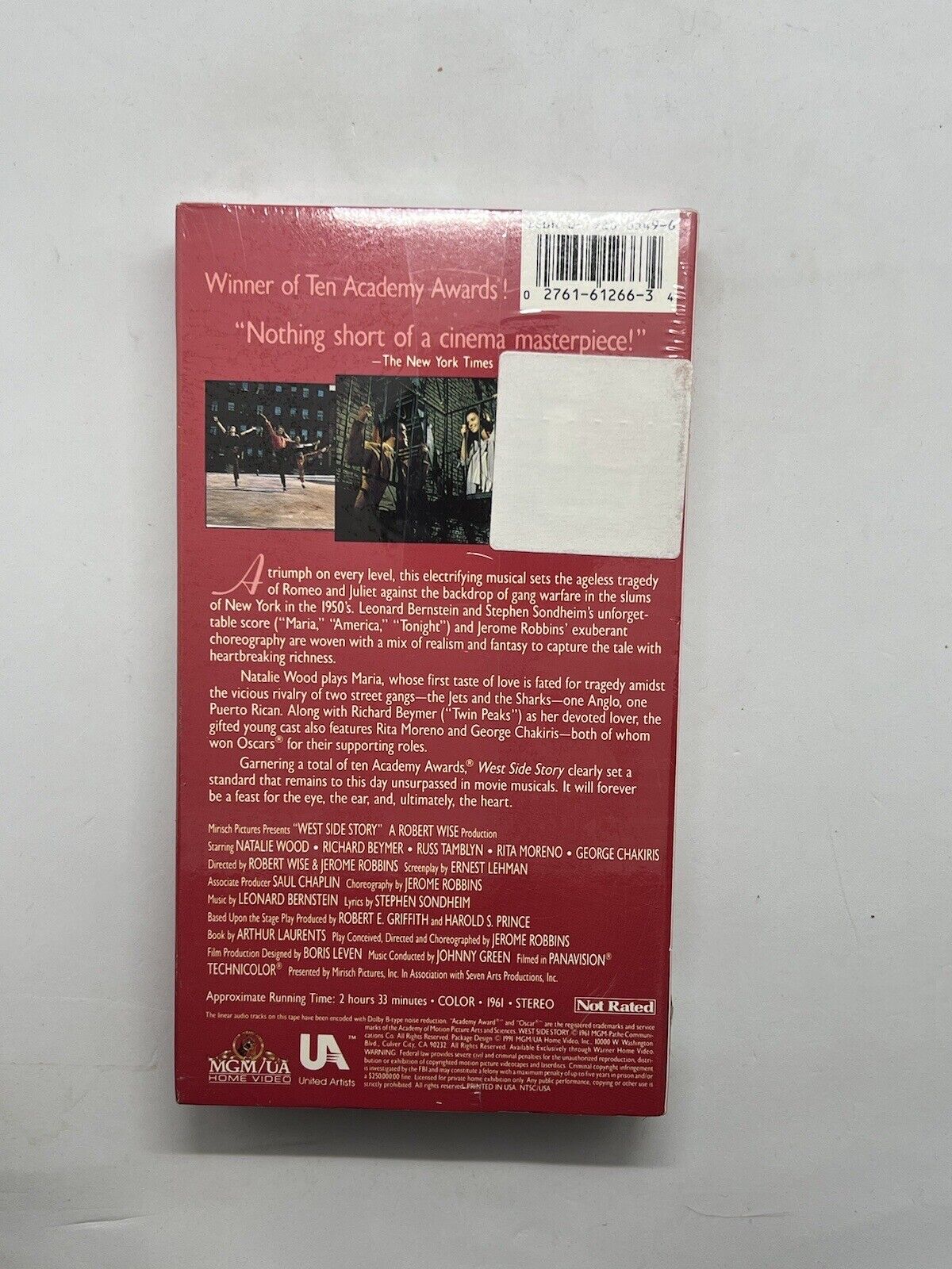 West Side Story 1961 Musical (VHS) New In Packaging Movie. NiB. Factory Sealed! - thriftgoblin