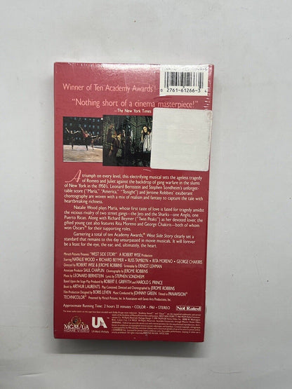 West Side Story 1961 Musical (VHS) New In Packaging Movie. NiB. Factory Sealed! - thriftgoblin