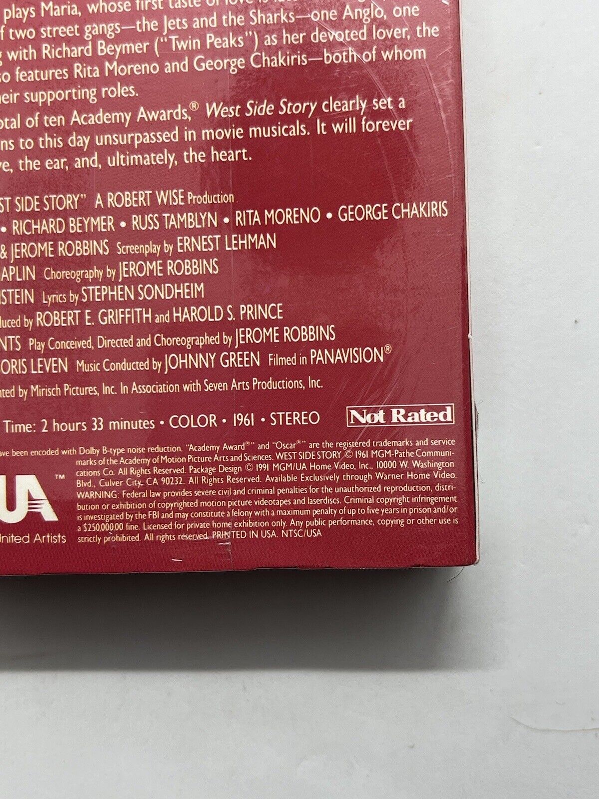 West Side Story 1961 Musical (VHS) New In Packaging Movie. NiB. Factory Sealed! - thriftgoblin