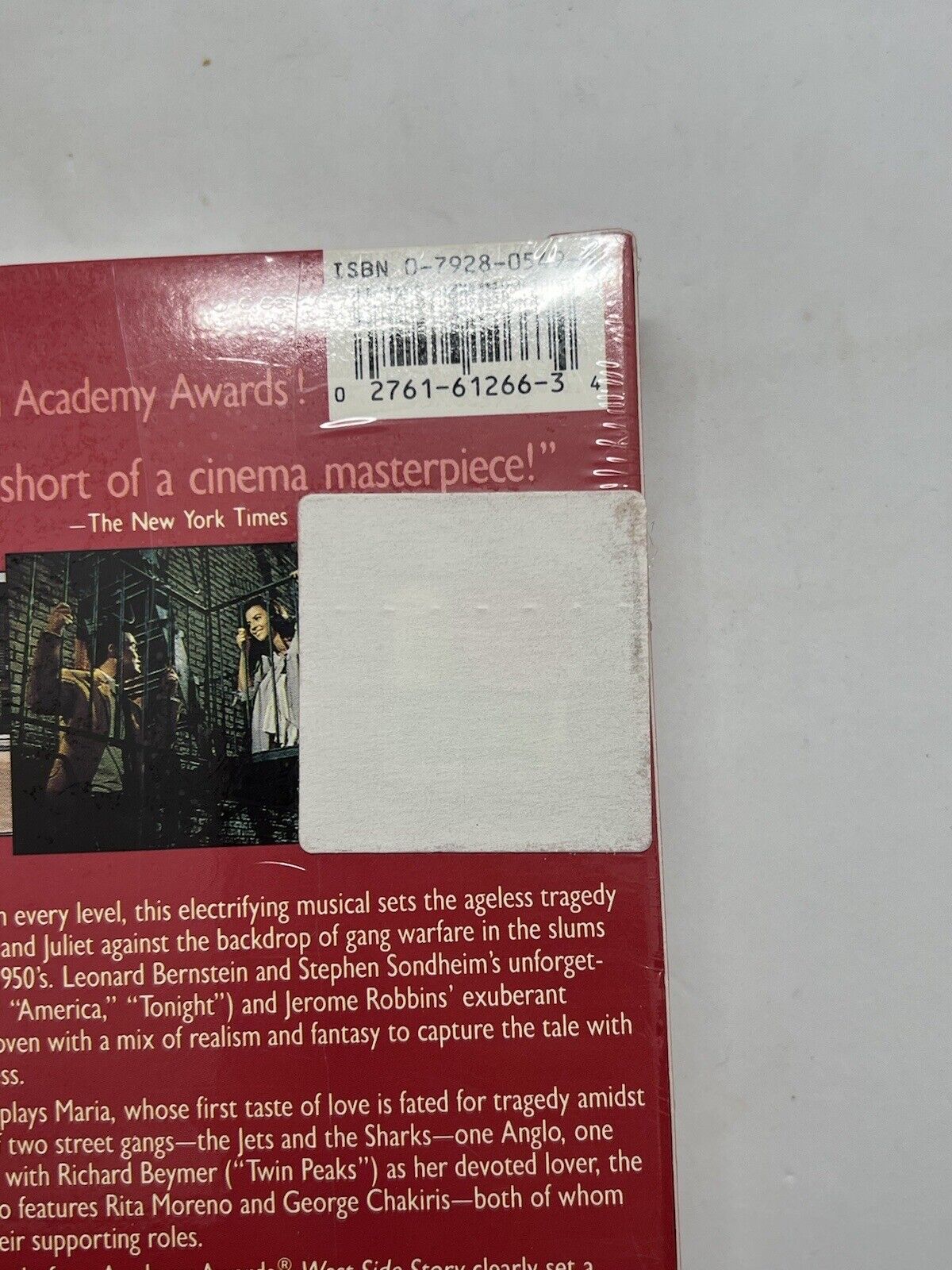West Side Story 1961 Musical (VHS) New In Packaging Movie. NiB. Factory Sealed! - thriftgoblin
