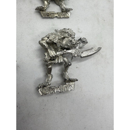 West Wind Werewolf Metal Miniatures x4 Horror Gothic 28mm Wargame Figures - thriftgoblin