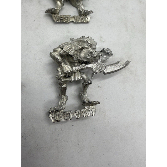 West Wind Werewolf Metal Miniatures x4 Horror Gothic 28mm Wargame Figures - thriftgoblin