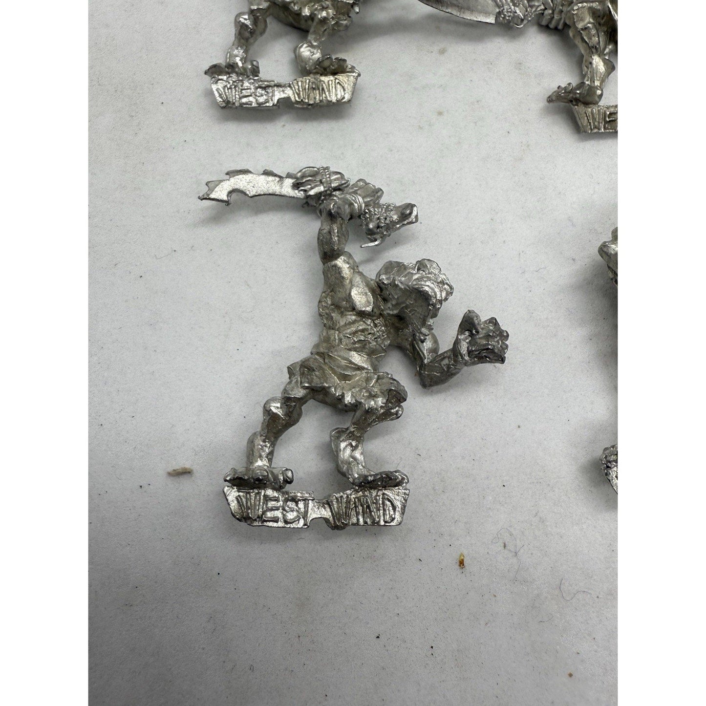 West Wind Werewolf Metal Miniatures x4 Horror Gothic 28mm Wargame Figures - thriftgoblin