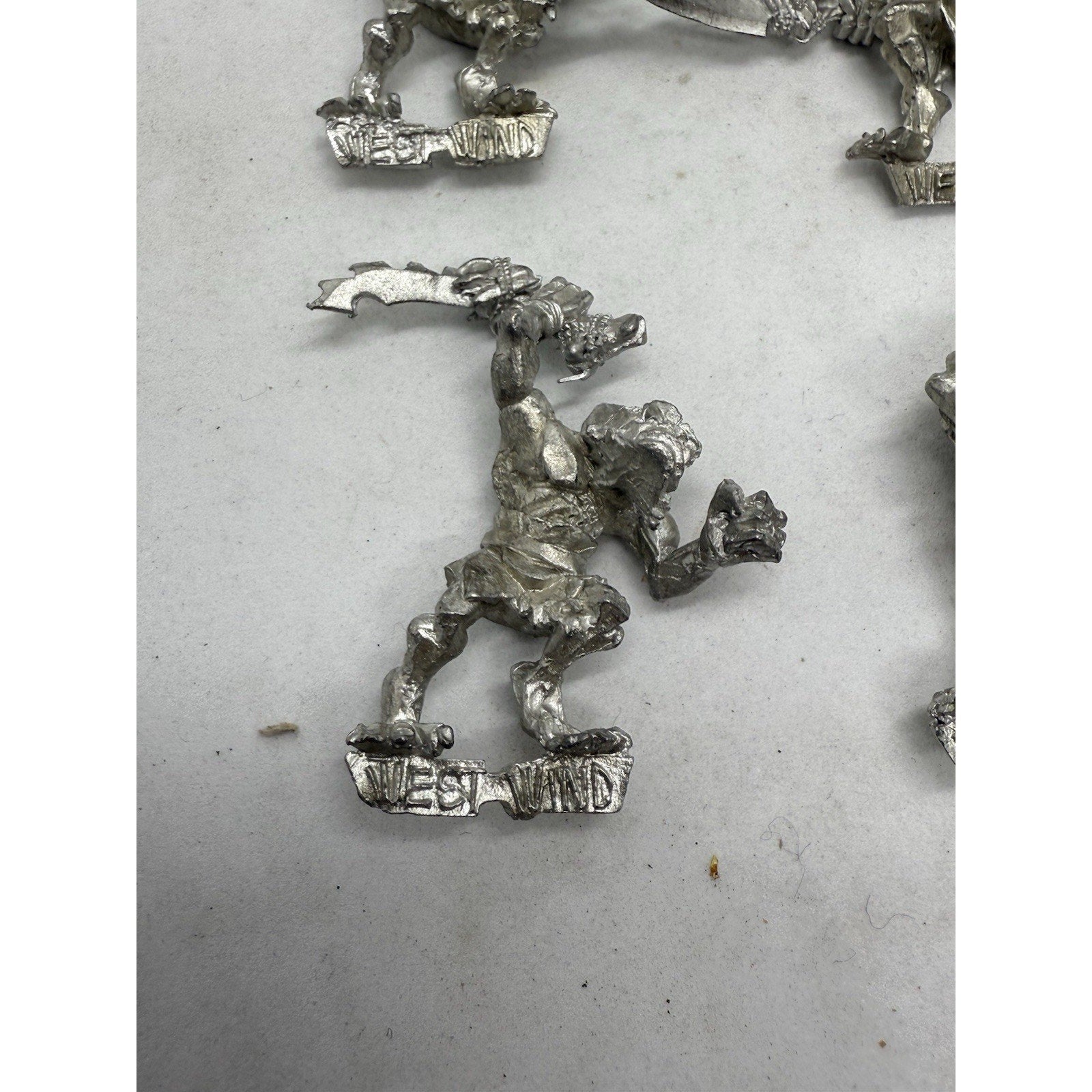 West Wind Werewolf Metal Miniatures x4 Horror Gothic 28mm Wargame Figures - thriftgoblin