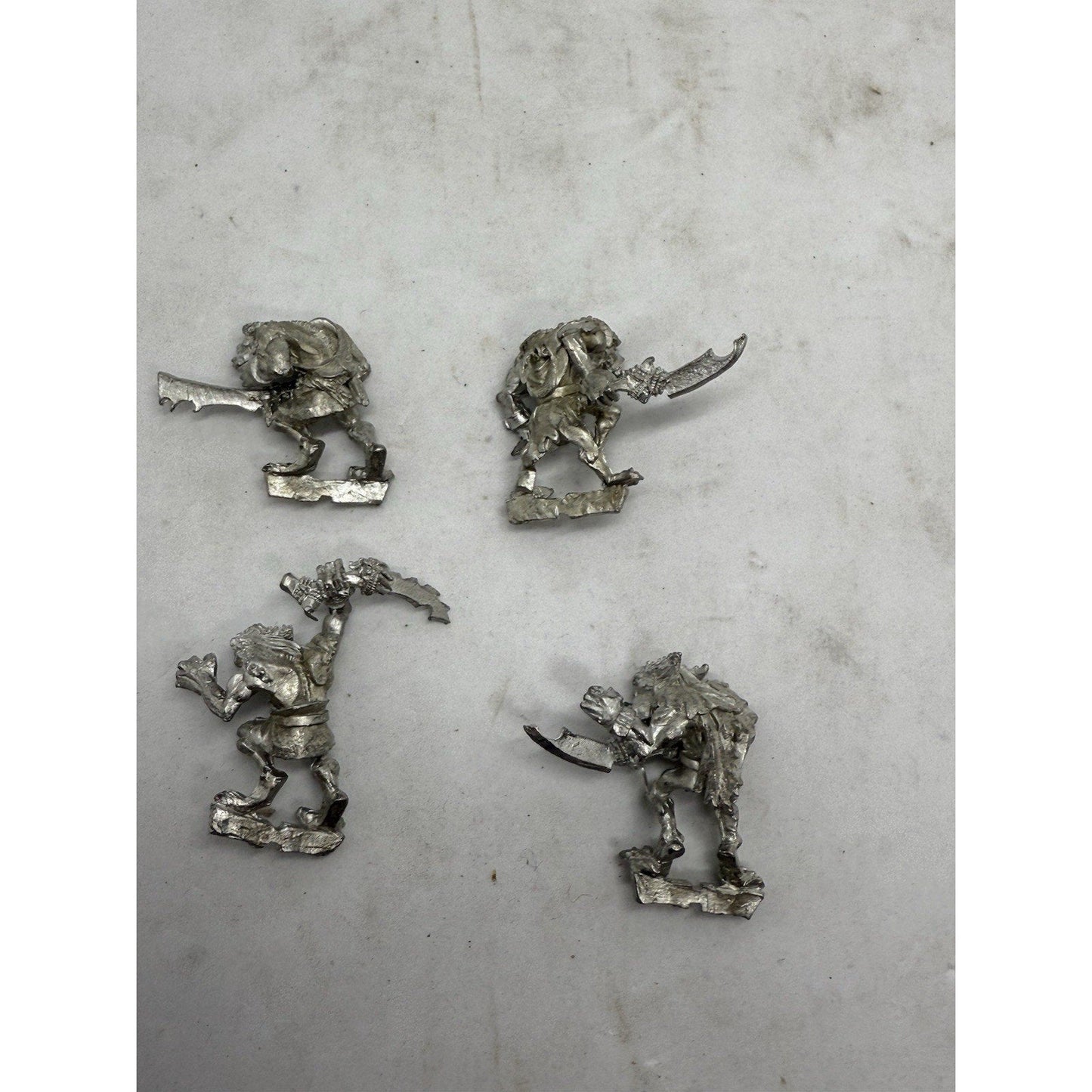 West Wind Werewolf Metal Miniatures x4 Horror Gothic 28mm Wargame Figures - thriftgoblin