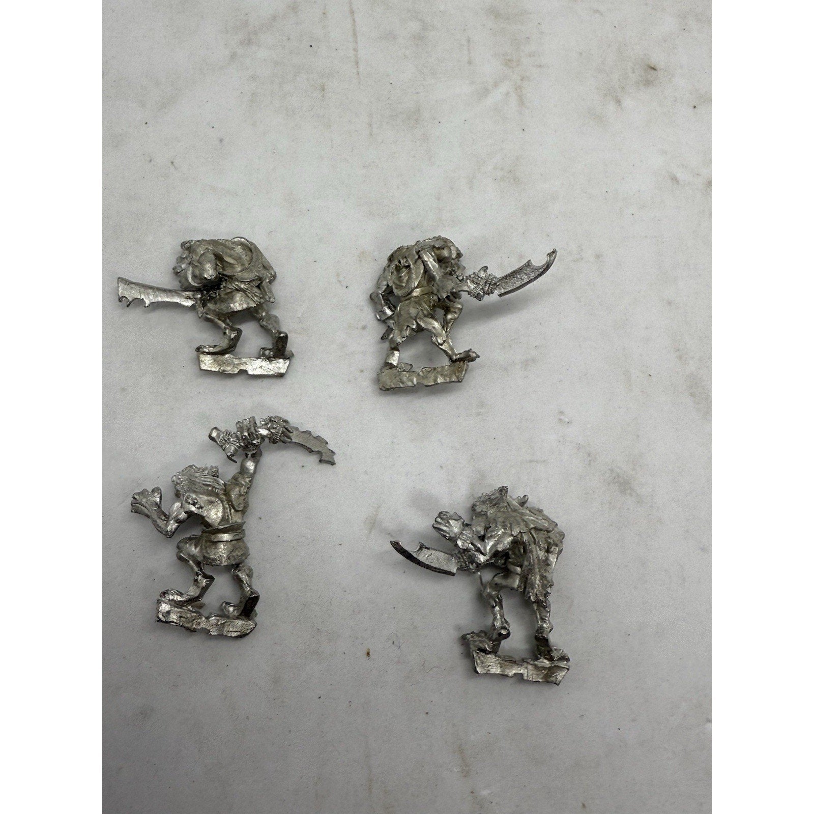 West Wind Werewolf Metal Miniatures x4 Horror Gothic 28mm Wargame Figures - thriftgoblin