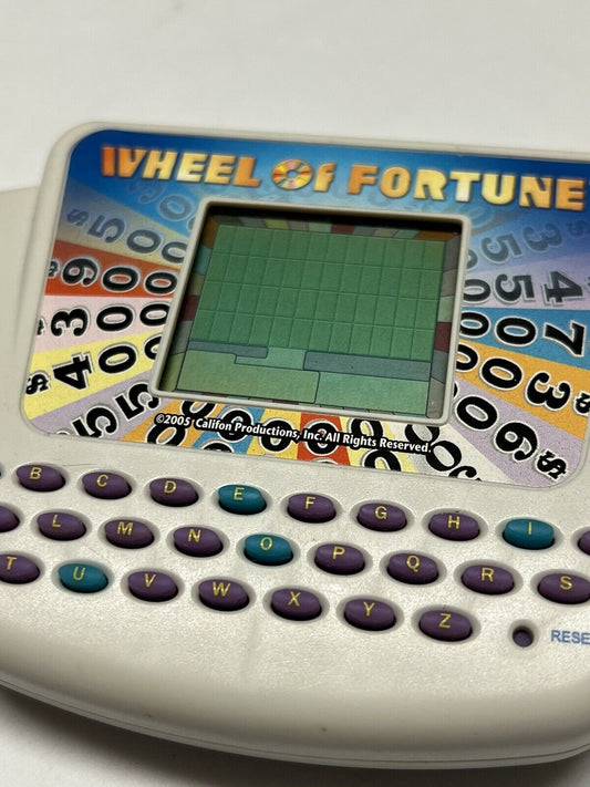 Wheel of Fortune Portable Electronic Handheld Game Califon Productions 2005 Test - thriftgoblin