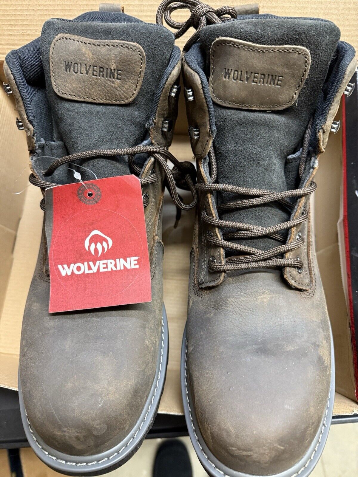 Wolverine Floorhand Waterproof Steel Toe 6" Work Boot Dark Brown (W10633) US 13 - thriftgoblin