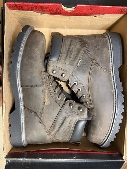 Wolverine Floorhand Waterproof Steel Toe 6" Work Boot Dark Brown (W10633) US 13 - thriftgoblin