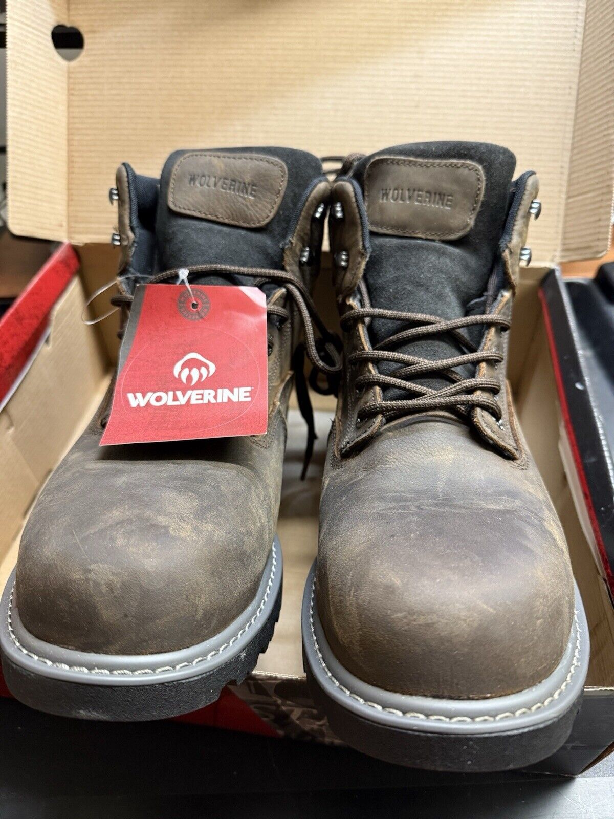 Wolverine Floorhand Waterproof Steel Toe 6" Work Boot Dark Brown (W10633) US 13 - thriftgoblin