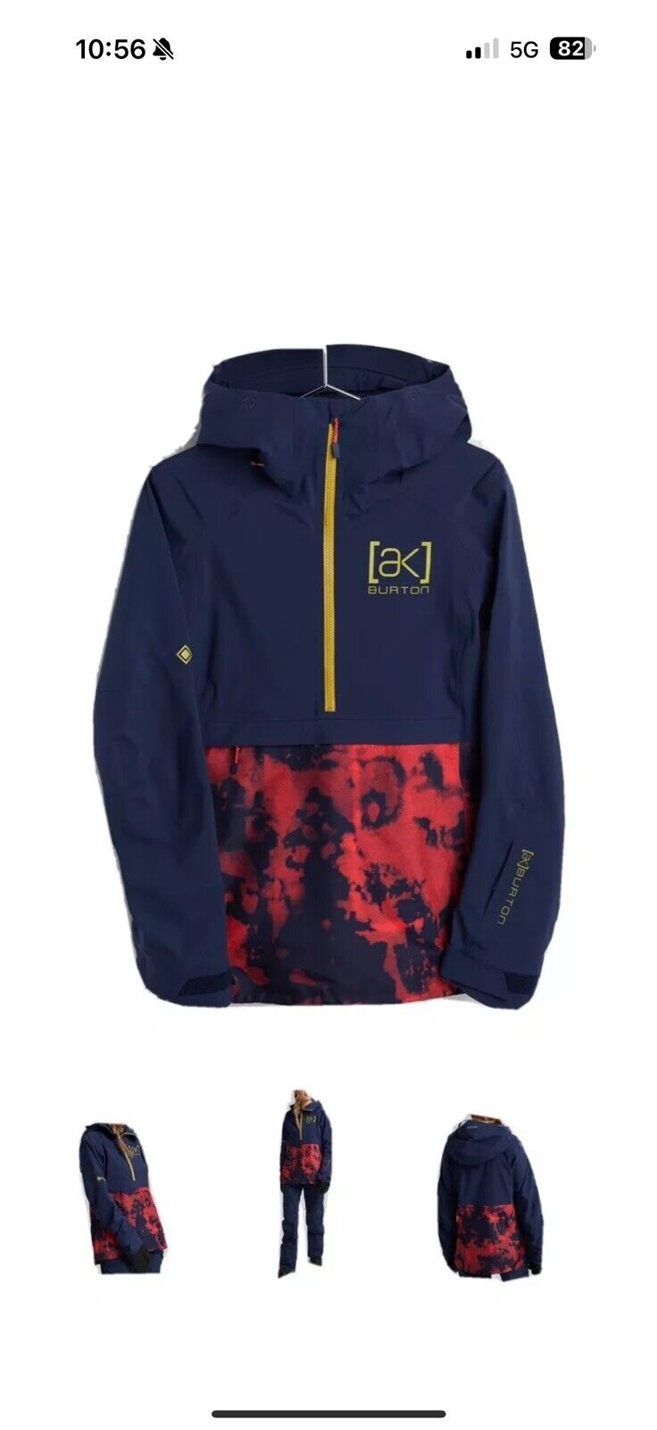 Women's Snowboarding Burton [ak] GORE‑TEX 3L Kimmy Anorak Waterproof Jacket Ski - thriftgoblin