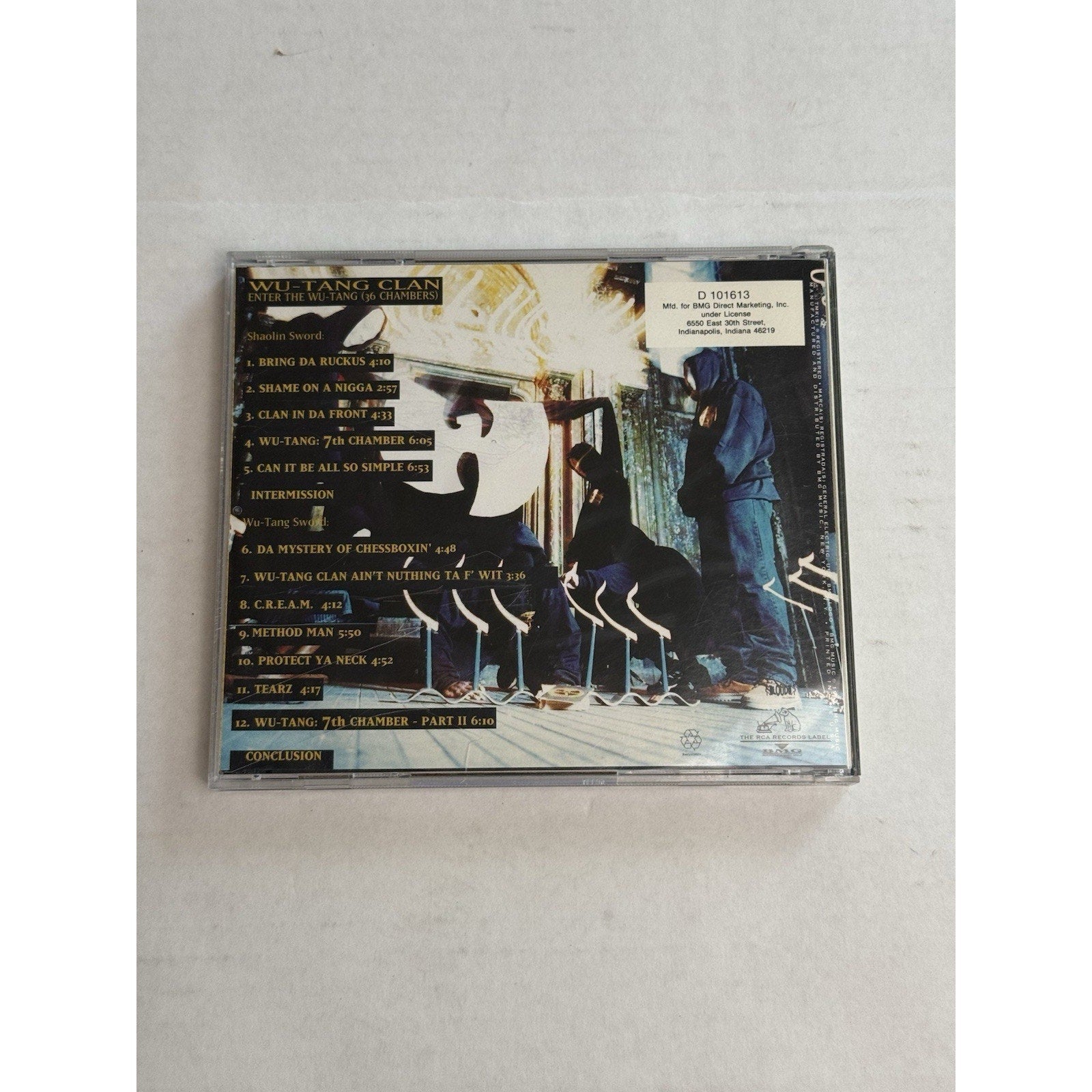 Wu-Tang Clan Enter the Wu-Tang 36 Chambers CD 1993 RCA BMG Original Pressing Rap - thriftgoblin