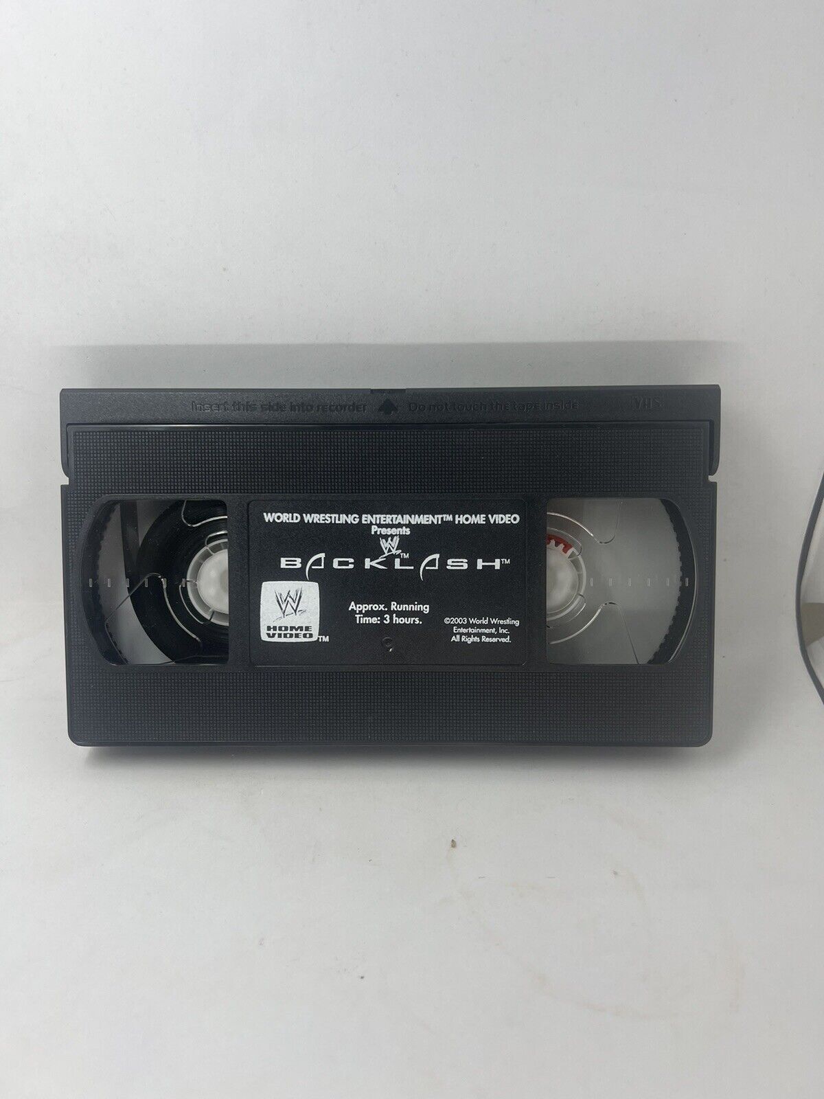 WWE - Backlash 2003 (VHS, 2003) Wrestling The Rock vs Goldberg WWF Trish Stratus - thriftgoblin