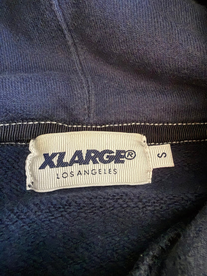 X-LARGE x Hajime Sorayama Chrome Gorilla OG Logo Pullover Hoodie Black Size S - Thrift GoblinHoodie