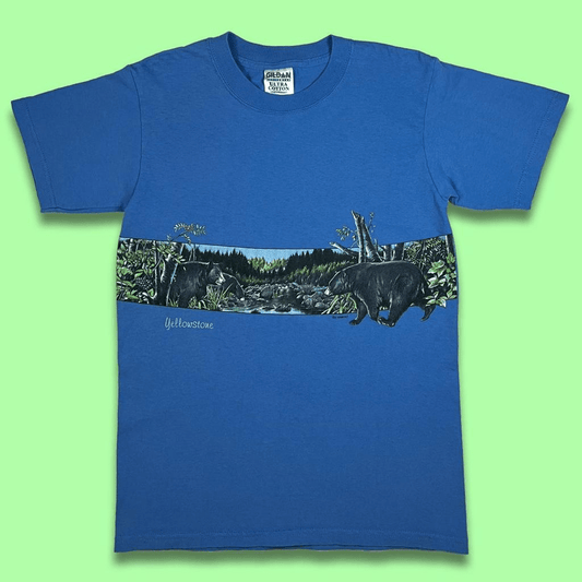 Yellowstone National Park Crewneck T Shirt - thriftgoblin