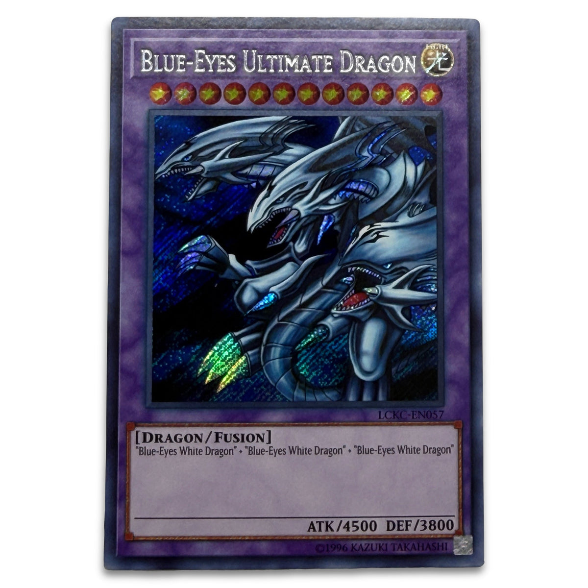 Yu-Gi-Oh Blue-Eyes Ultimate Dragon LCKC-EN057 Secret Rare Legendary Collection