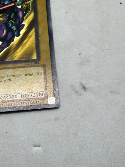 Yu-Gi-Oh Gaia The Fierce Knight LOB-006 Ultra Rare Legend of Blue Eyes