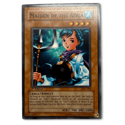 Yu-Gi-Oh Maiden of the Aqua PGD-008 1st Edition 1996 Card - Thrift GoblinTrading Card