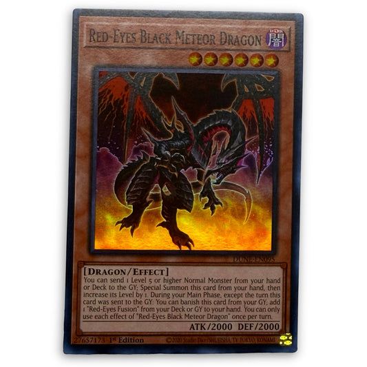 Yu-Gi-Oh Red-Eyes Black Meteor Dragon DUNE-EN095 1st Edition Duelist Nexus - Thrift GoblinTrading Card