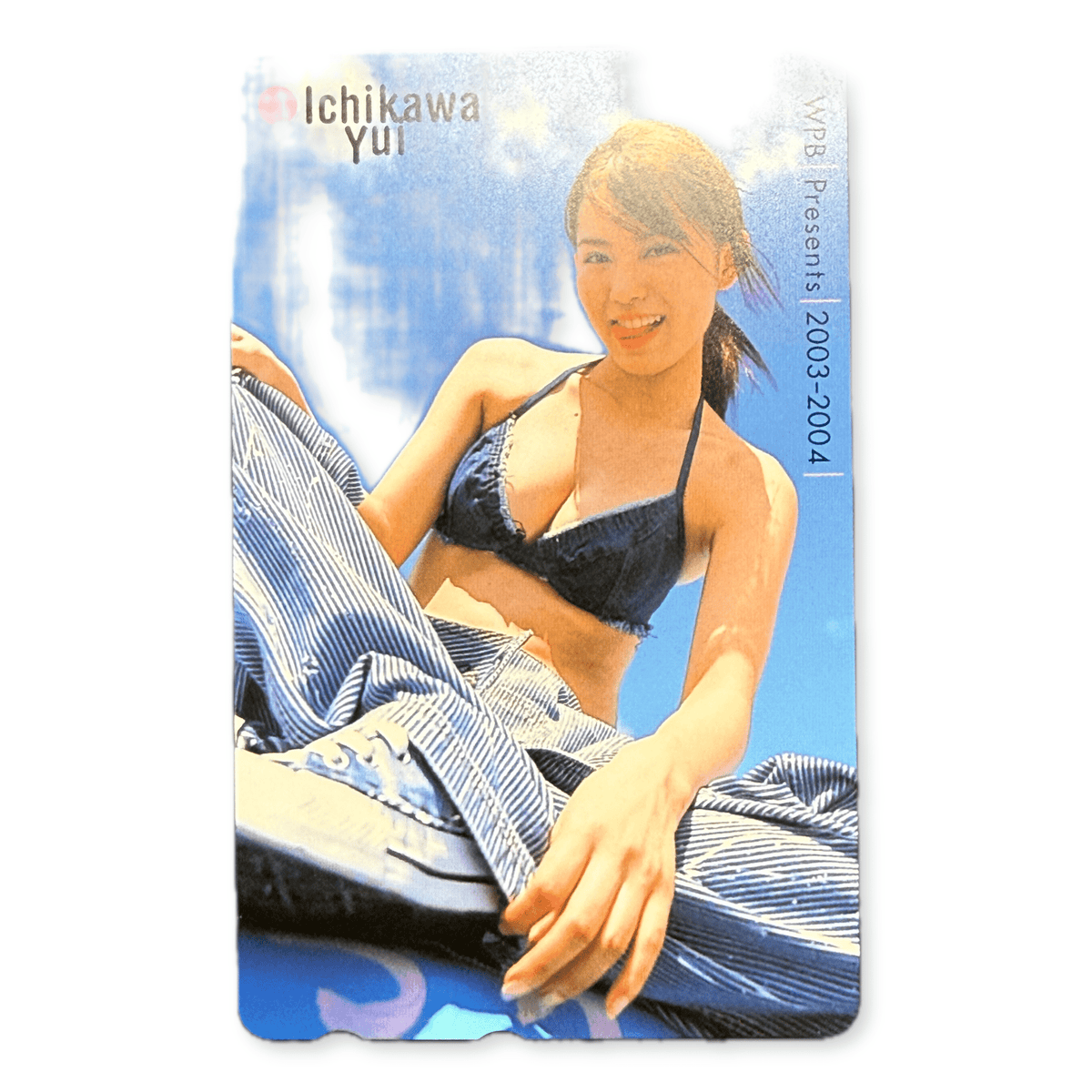 Yui Ichikawa WPB Presents 2003-2004 Unused Japanese Telephone Card (Teleca) - Thrift GoblinTelephone Card