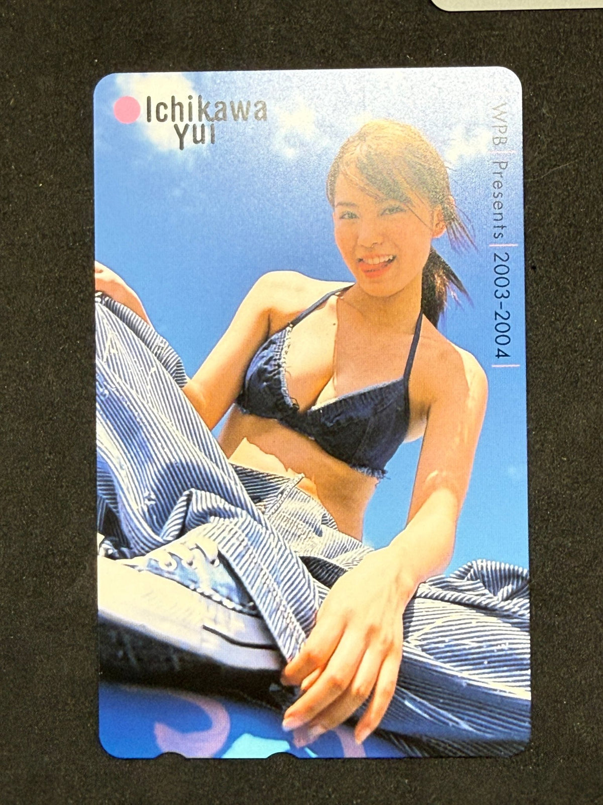 Yui Ichikawa WPB Presents 2003-2004 Unused Japanese Telephone Card (Teleca) - Thrift GoblinTelephone Card