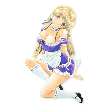 Yuzupon Men's Action Maid Illustration Unused Japanese Telephone Card (Teleca) - Thrift GoblinTelephone Card