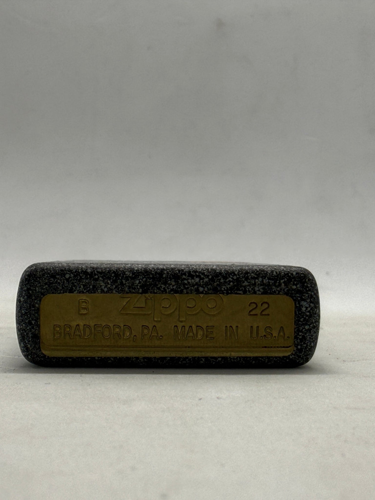Zippo Black Crackle Dragon Lighter 2022 Raised Emblem Bradford PA - Thrift GoblinLighter