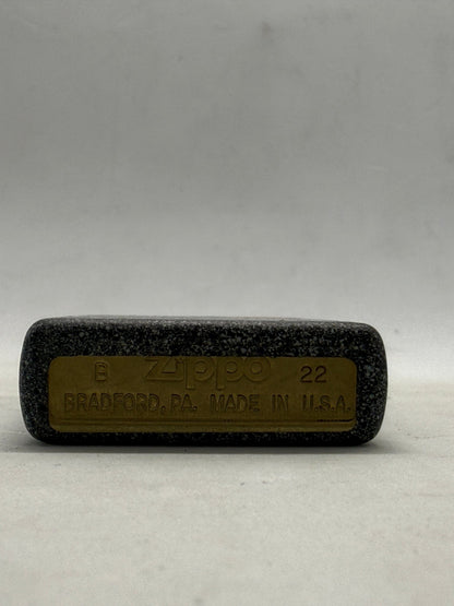 Zippo Black Crackle Dragon Lighter 2022 Raised Emblem Bradford PA - Thrift GoblinLighter