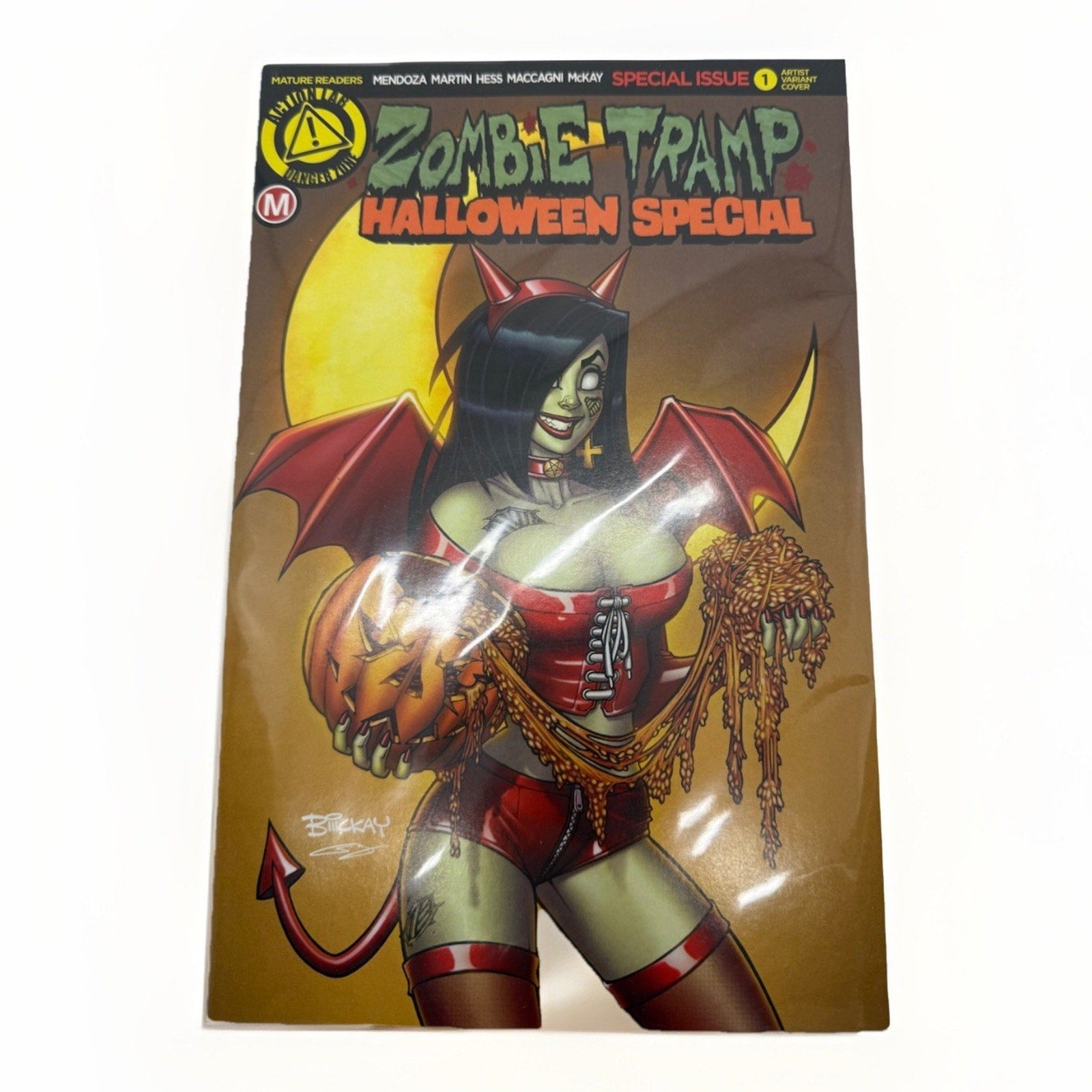 Zombie Tramp Halloween Special 1 Variant Cover Action Lab Mature Readers RARE - thriftgoblin